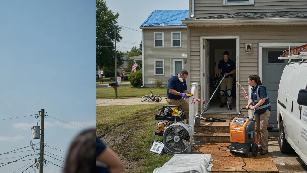Water Damage Repair in New Holland, IL near me